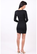 Rochie Only Onlreba Ruching Black